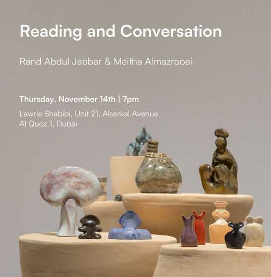 Reading and Conversation | Rand Abdul Jabbar & Meitha Almazrooei