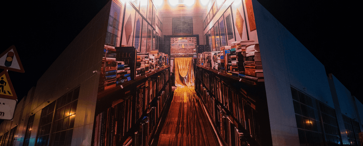 A Corridor of Books by Lamya Gargash