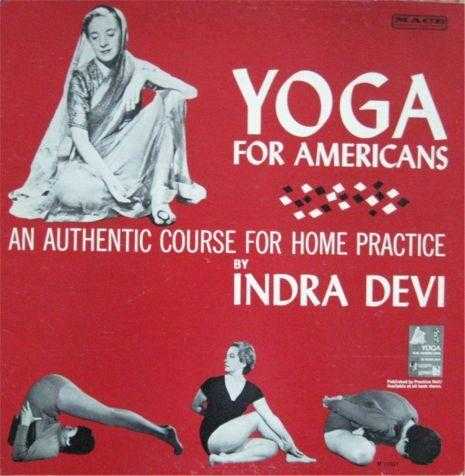 Cover of Yoga for Americans, by Indra Devi, 1959.