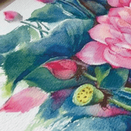 Let's Paint a Watercolor Flower Calendar for 2026