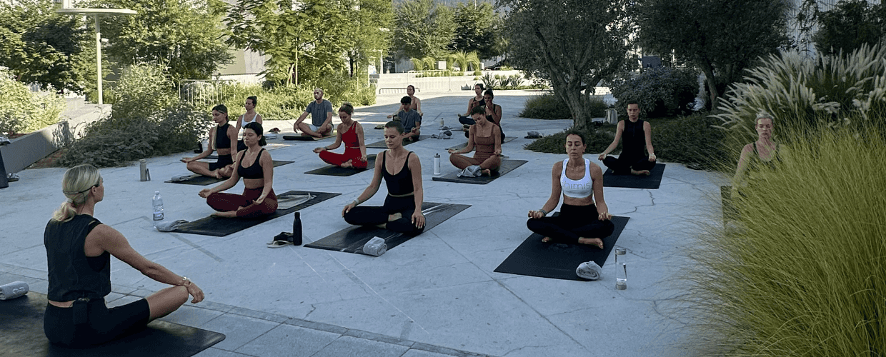 Outdoor Yoga with Shimis