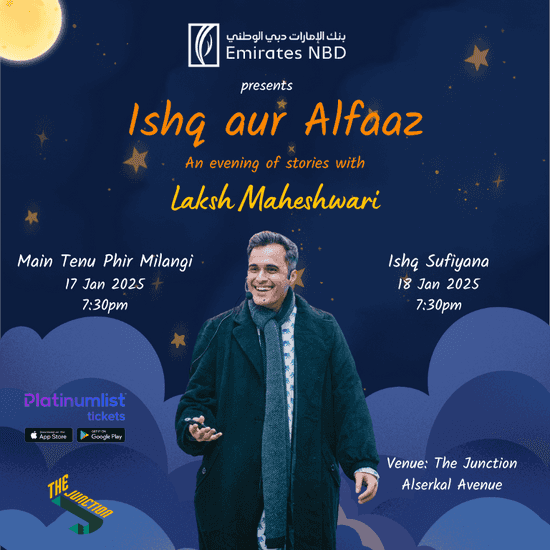 Ishq aur Alfaaz – An evening of stories with Laksh Maheshwari