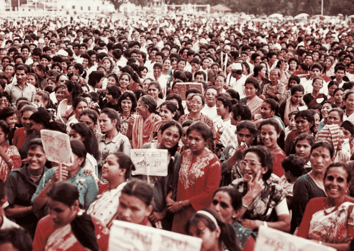 Nepal Picture Library From The Public Life of Women: A Feminist Memory Project 2023. Image courtesy of Nepal Picture Library.